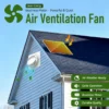 Wall Fan, 25W, Solar, 8-inch, Axial - view 2