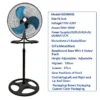 Wall Fan, 3-in-1, 18", 70W-100W - view 2
