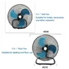 Wall Fan, 3-in-1, 18", 70W-100W - view 4