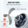 Wall Fan, 3-Speed, 4000, CFM - view 4