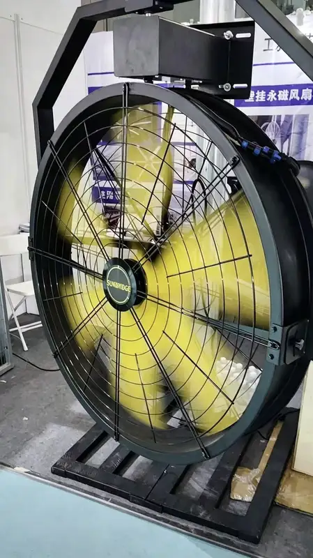Wall Fan, 450W, HVLS, Aluminum, PMSM - view 6