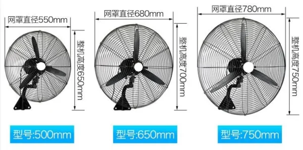 Wall Fan, 500, 380, Alu. - view 5
