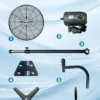 Wall Fan, 600MM, 650MM - view 6