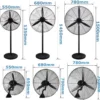 Wall Fan, 90-165W, Metal - view 4