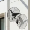 Wall Fan, Aluminium, 160W, Metal