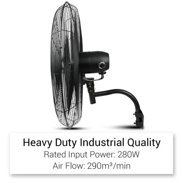 Wall Fan, Aluminum, 220-240V, Electric - view 3