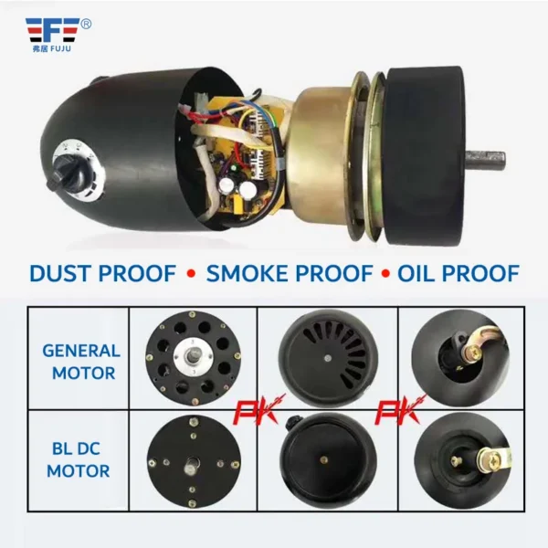 Wall Fan, Brushless, Copper - view 4