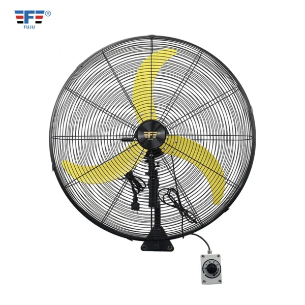 Wall Fan, Brushless, Electric, Metal - view 2