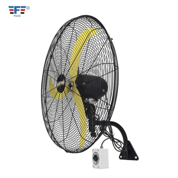 Wall Fan, Brushless, Electric, Metal - view 3