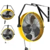 Wall Fan, Electric, Metal