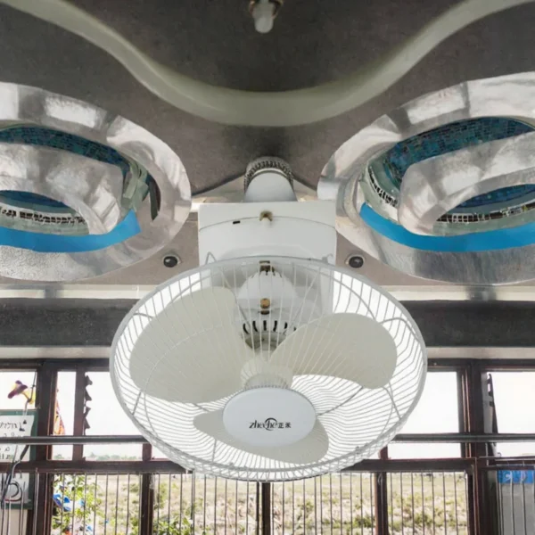 Wall Fan, Electric, Metal - view 2