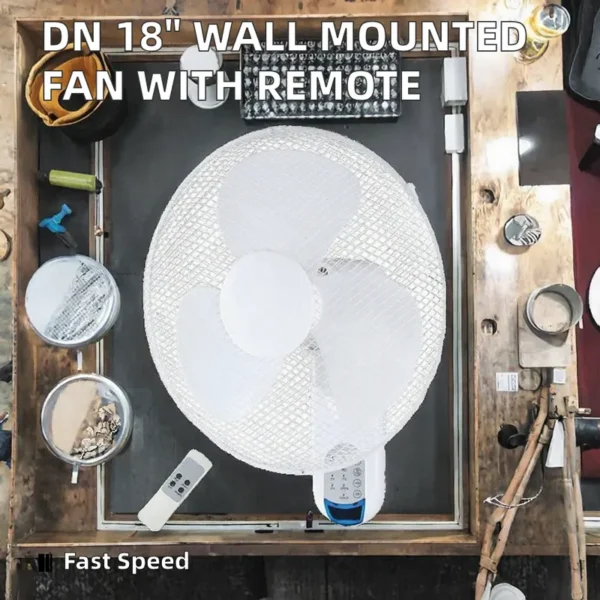 Wall Fan, Electric, Metal - view 2