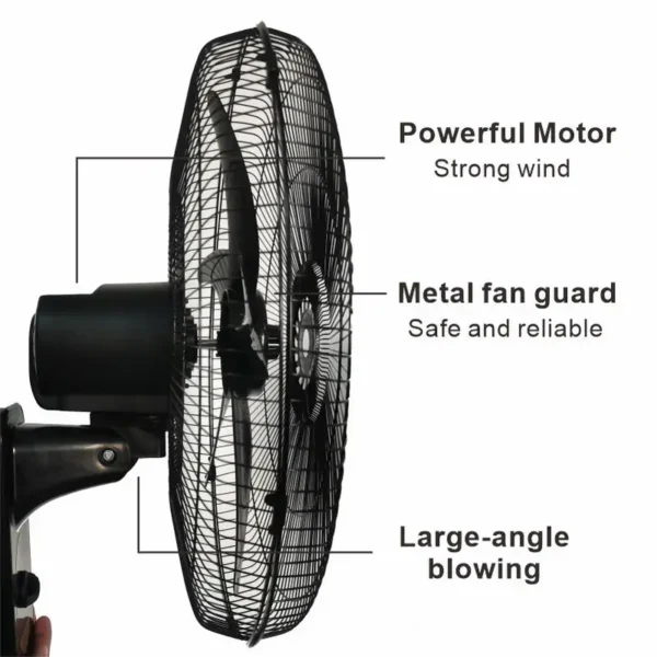 Wall Fan, Electric, Plastic - view 2