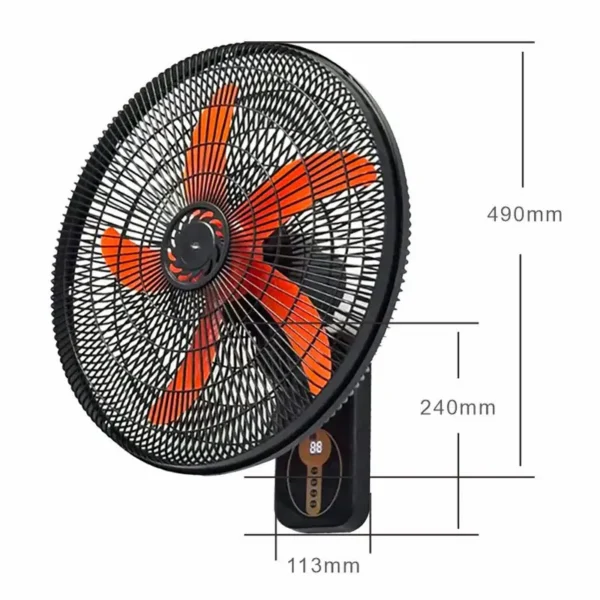 Wall Fan, Electric, Plastic - view 4