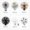 Wall Fan, Electric, Plastic - view 6