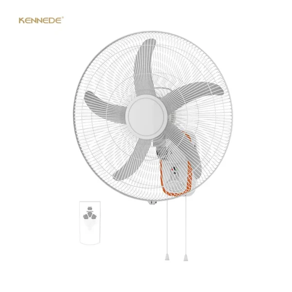 Wall Fan, KENNEDE, 18-Inch, Solar, USB - view 3