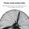 Wall Fan, Plastic, 100 W - view 4