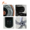 Wall Fan, Plastic, 16/18inch - view 3