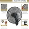 Wall Fan, Plastic, Electric - view 4