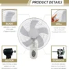 Wall Fan, Portable, Electric, Plastic - view 4