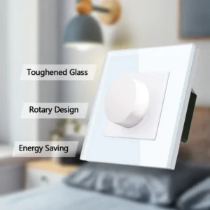 Wall Fan, Tempered Glass, 240 V