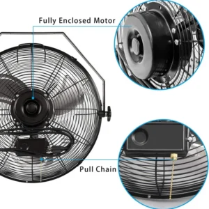 Wall Fan, Waterproof, 120, Electric
