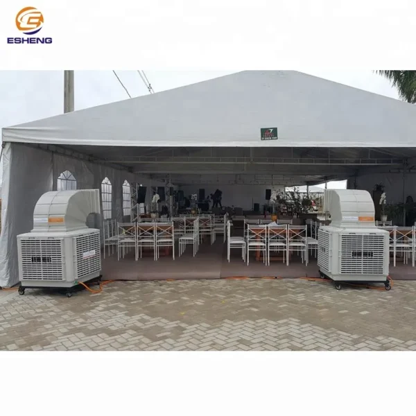 Wall Industrial Air Cooler, 18000cmh, ESHENG, Roof - view 2