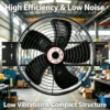 Wall Mount Exhaust Fan, 230 V, Electric