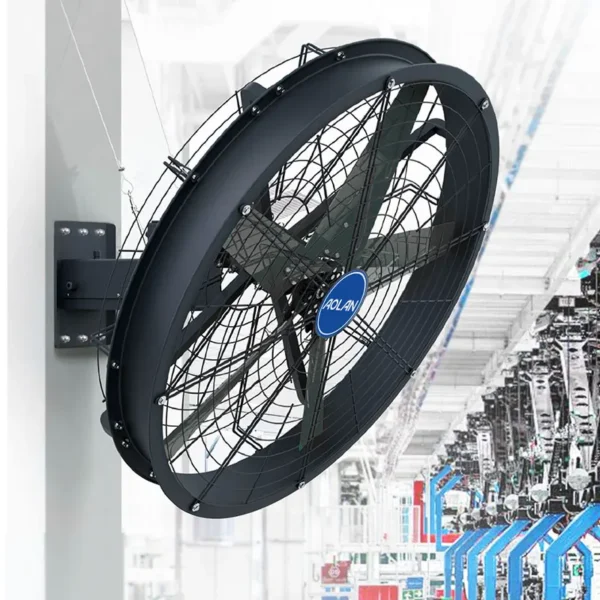 Wall-mount Hvls Oscillating Fan, 0.9/1.2m, 16000, 370 - view 3
