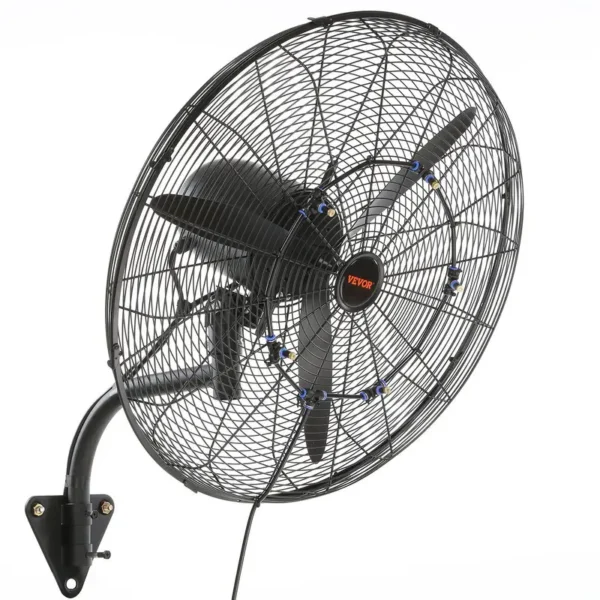 Wall Mount Misting Fan, 7000, CFM, Waterproof