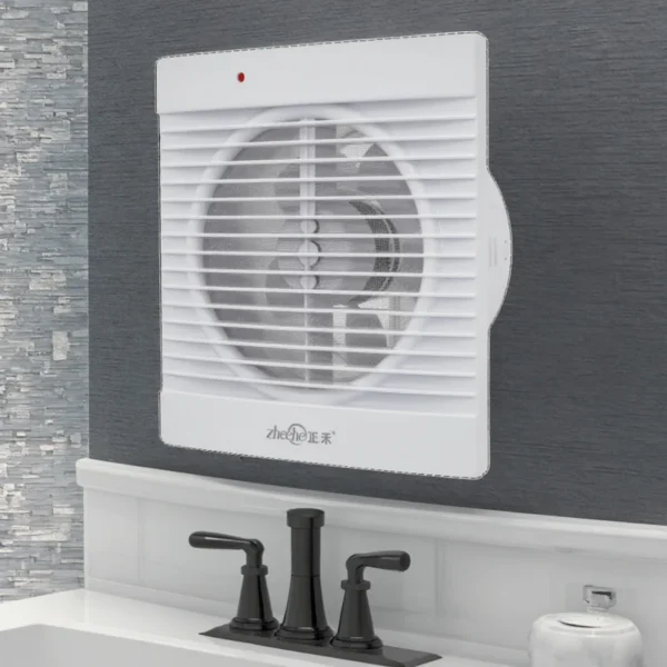 Wall-mounted Axial Cooling Fan, 200mm, 100%, Copper, Plastic