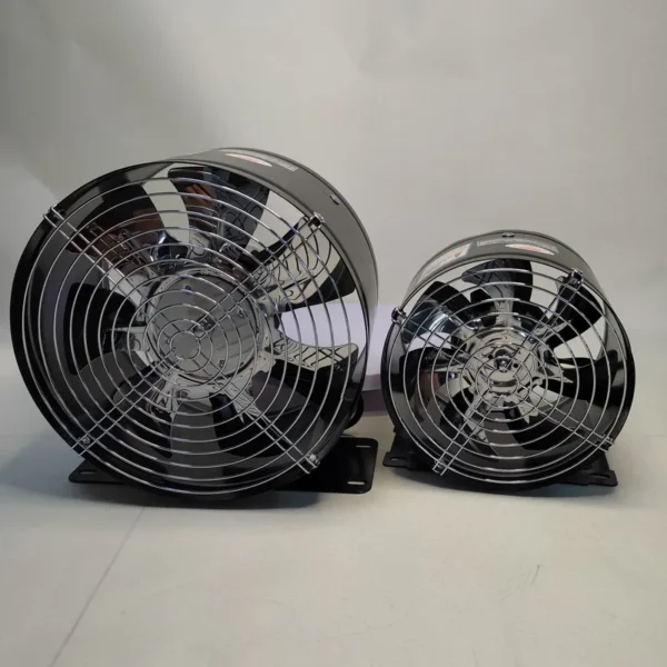 Wall-mounted Axial Duct Fan, Stainless, Steel, 3000, RPM - view 2