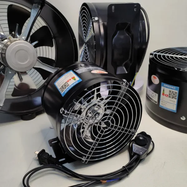 Wall-mounted Axial Duct Fan, Stainless, Steel, 3000, RPM - view 4