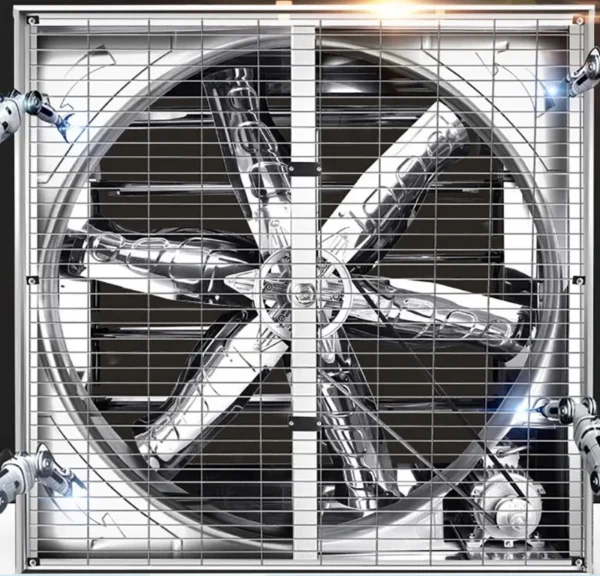 Wall-mounted Axial Flow Fan, AC 220V~240V, Electric - view 5