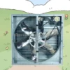 Wall-mounted Axial Square Fan, 1100mm, 220V/380V