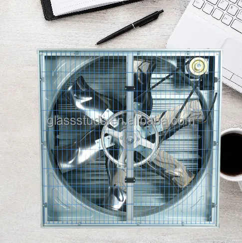 Wall-mounted Axial Square Fan, 1100mm, 220V/380V - view 2