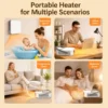 Wall Mounted Bathroom Fan, 2000W, PTC - view 3