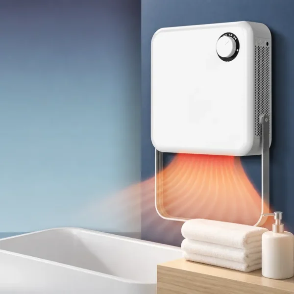 Wall Mounted Bathroom Fan, 2000W, PTC - view 5