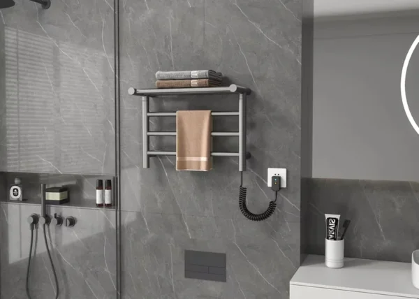 Wall-mounted Bathroom Heater, Stainless, Steel, 304 - view 2