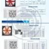 Wall-mounted Electric Exhaust Fan, HME, SHRV-1380, 1380mm - view 6