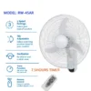 Wall Mounted Fan, 7.5hours, 18inch - view 3