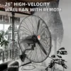 Wall Mounted Fans, 130W, Plastic - view 2