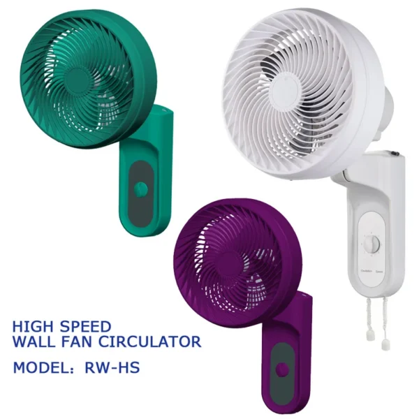 Wall Mounted Hanging Fan, 90w, Electric, Plastic - view 4