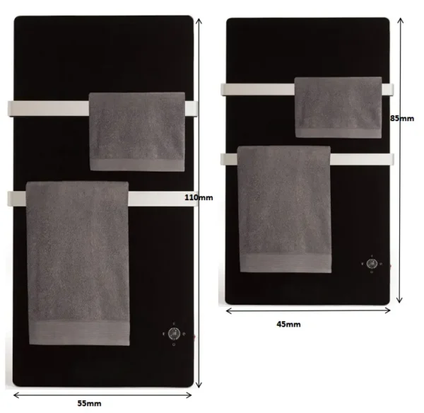 Wall-mounted Infrared Glass Heater, 400W, 400 W - view 2