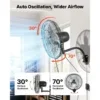 Wall-mounted Mist Fan, IP44, 18h - view 6