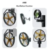 Wall Mounted Misting Fan, Aluminium, 220 V - view 6