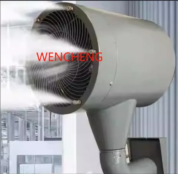 Wall Mounted Misting Fan, WENCHENG, 110V, Electric - view 3