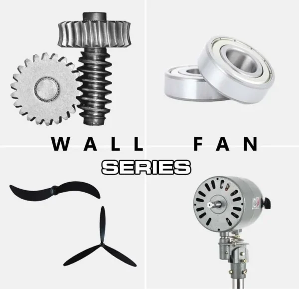 Wall Mounted Oscillating Fan, 20'', 24'', 26'', 30'' - view 6