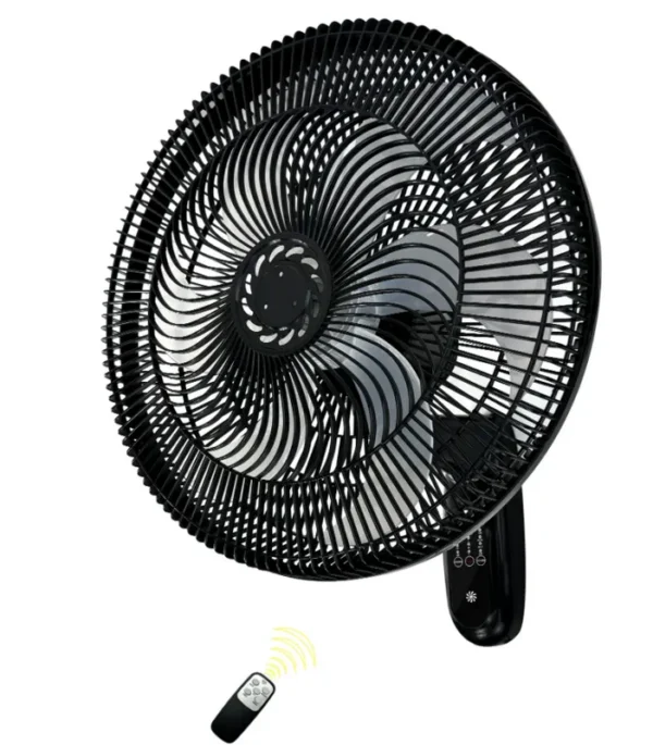 Wall Mounted Oscillating Fan, Plastic, 18"
