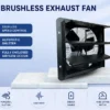 Wall-mounted Shutter Exhaust Fan, 1000, CFM